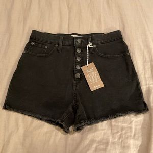 High-rise Denim Shorts NEVER WORN